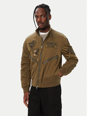 Aeronautica Militare Aeronautica Militare Bomber 262AB3077UCT04361 Cachi Regular Fit