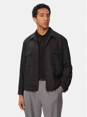 HUGO HUGO Hemdjacke Juliano243F1 50555258 Schwarz Regular Fit