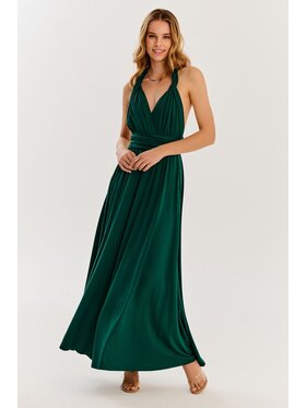 NAOKO NAOKO Sukienka codzienna Forest Dream Zielony Regular Fit