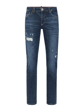 PHILIPP PLEIN PHILIPP PLEIN Džínsy 27843 Modrá Straight Leg