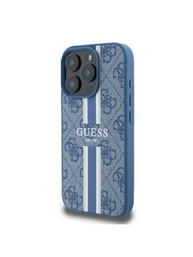 Guess Guess Etui na telefon iPhone 16 Pro Niebieski