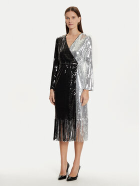 YAS YAS Sukienka koktajlowa Tio 26035387 Czarny Regular Fit