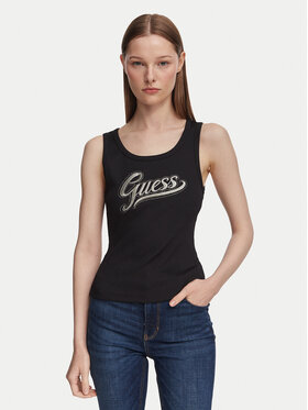 Guess Guess Top W6YP30 K4380 Črna Slim Fit