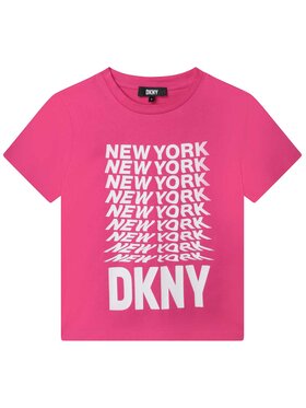 DKNY DKNY Футболка D35S76 D Рожевий Regular Fit