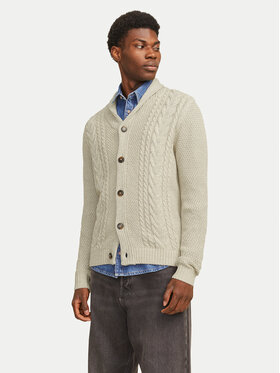 Jack&Jones Jack&Jones Kardigan Craig 12258484 Écru Regular Fit