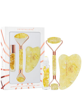 Crystallove Crystallove Bursztyn cytrynowy Zestaw do pielęgnacji
