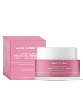 Glow Cocktail Glow Cocktail Krem Dzienny Kolagen Morski – Ujędrniający i Rozświetlający 50 ml Pielęgnacja na dzień