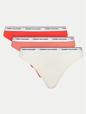 Tommy Hilfiger Tommy Hilfiger Komplet 3 par stringów UW0UW04894 Kolorowy