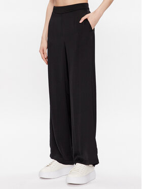 Moss Copenhagen Moss Copenhagen Bavlnené nohavice Baria 17245 Čierna Regular Fit