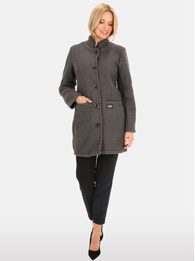 Perso Perso Dámská bunda BLH81CW5555F Stříbrná Regular Fit