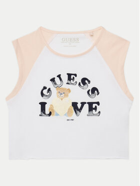 Guess Guess Топ J5GI12 K6YW4 Білий Regular Fit