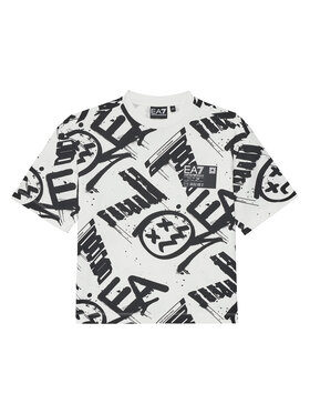 EA7 Emporio Armani EA7 Emporio Armani T-Shirt 7B000059 AF12874 F0035 Écru Relaxed Fit
