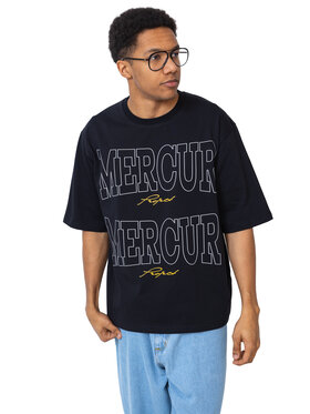 Mercur Mercur T-Shirt Box Czarny Comfortable Fit