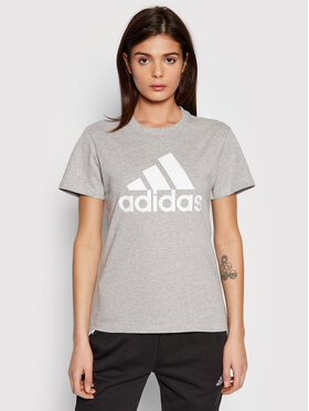 adidas adidas T-shirt Essentials Logo Boyfriend H07808 Gris Loose Fit