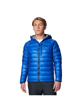Columbia Columbia Kurtka przejściowa Arctic Crest Down Hooded Jacket Niebieski Regular Fit