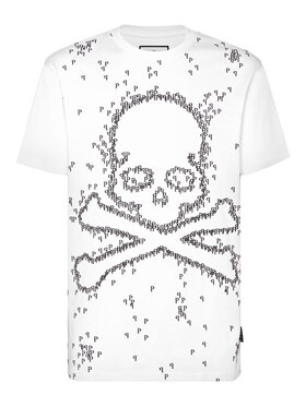 PHILIPP PLEIN PHILIPP PLEIN Tričko 14781 Biela Regular Fit