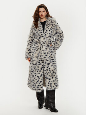 BARDOT BARDOT Шуба 59775JB Сірий Regular Fit