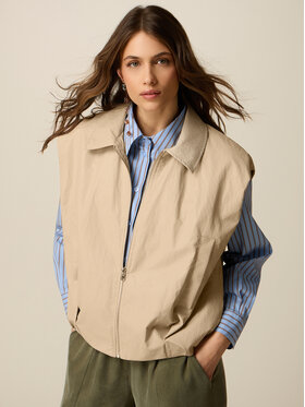 Oltre Oltre Marynarka R307J000357N002 Kremowy Over Fit