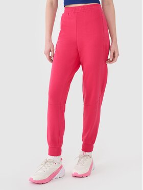 4F 4F Joggery 4FRSS25TTROF1398-54S Różowy Regular Fit