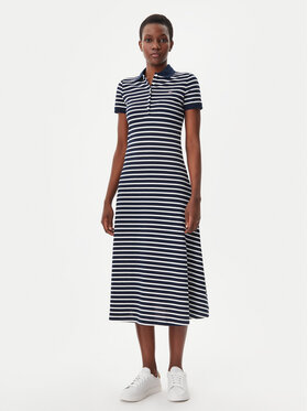 Tommy Jeans Tommy Jeans Kleid für den Alltag DW0DW20383 Dunkelblau Regular Fit
