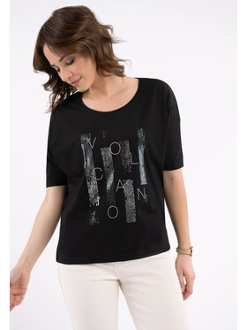 Volcano Volcano T-Shirt T-CAN Czarny Comfort Fit