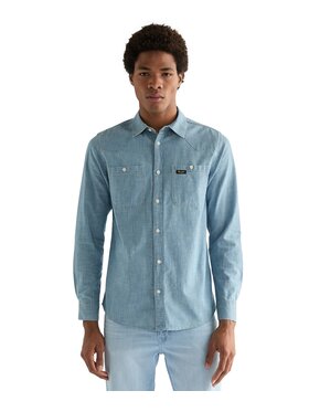 Wrangler Wrangler camicia di jeans 112378119 Blu Regular Fit