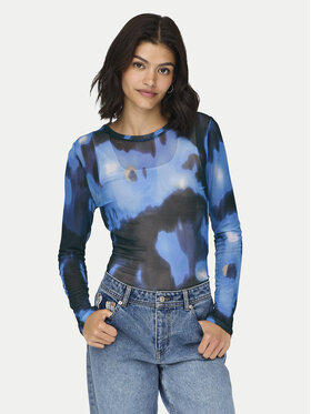 JDY JDY Блузка Elsa 15303787 Голубий Slim Fit