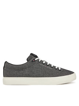 Tommy Hilfiger Tommy Hilfiger Tenisky Th Hi Vulc Low Core Chambray FM0FM05389 Sivá