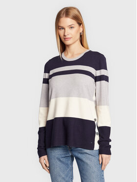 Olsen Olsen Džemper Comfy Code 11003860 Tamnoplava Regular Fit