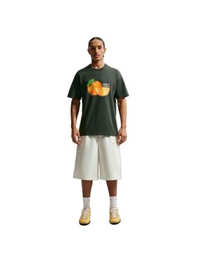 Nike Nike T-Shirt U NSW TEE LSE PREM ORANGE Zielony Regular Fit