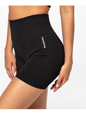 Carpatree Carpatree Szorty sportowe Vibe Shorts Czarny Fitted Fit