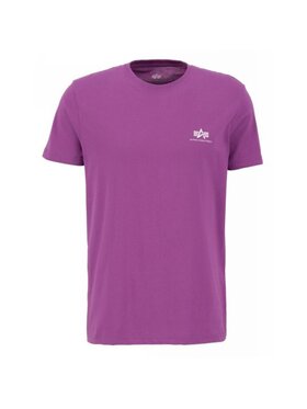 Alpha Industries Alpha Industries T-Shirt AI.128507-677-M Fioletowy Basic Fit