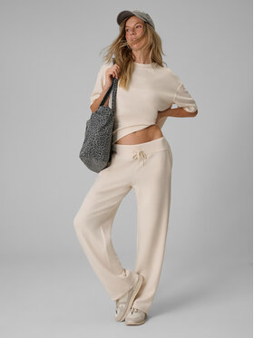 4F 4F T-Shirt COSY Kremowy Loose Fit