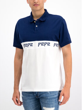 Pepe Jeans Pepe Jeans Polokošile PM541220 Bílá Regular Fit