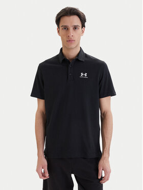 Under Armour Under Armour Тениска с яка и копчета UA Icon 1386608 Черен Loose Fit