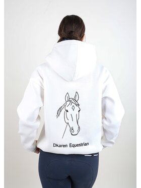 DKaren Sport DKaren Sport Bluza EQ001 Écru Classic Fit