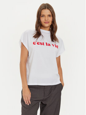 Noisy May Noisy May Tricou 27030827 Alb Oversize