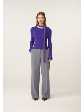 Fabienne Chapot Fabienne Chapot Sweter 6964-1857-173 Fioletowy Regular Fit
