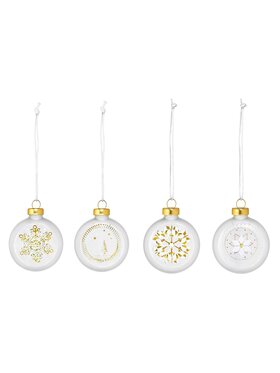 Räder Rader Bombki Rader Xmas Biały