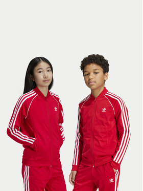 adidas adidas Суитшърт adicolor IX7629 Червен Regular Fit