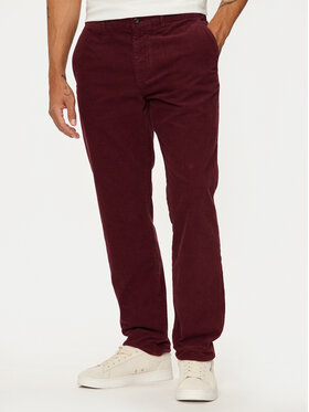 Tommy Hilfiger Tommy Hilfiger Pantaloni din material MW0MW32932 Vișiniu Regular Fit