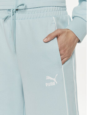 Puma Spodnji Del Trenirke T7 624212 Modra Relaxed Fit