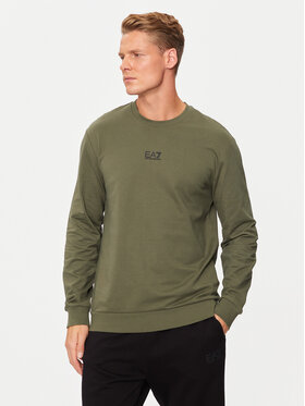 EA7 Emporio Armani EA7 Emporio Armani Felpa 8NPM30 PJVRZ 1846 Verde Regular Fit