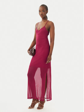 ONLY ONLY Sommerkleid Magda 15372730 Dunkelrot Bodycon Fit