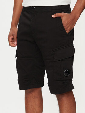 C.P. Company C.P. Company Σορτς υφασμάτινο 16CMBE116A005694G Μαύρο Regular Fit