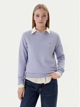 Tommy Jeans Tommy Jeans Bluza Flag DW0DW19959 Niebieski Regular Fit