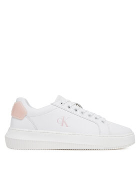 Calvin Klein Jeans Calvin Klein Jeans Sneakers Chunky Cupsole Ru Patch Lth Wn YW0YW01846 Bianco