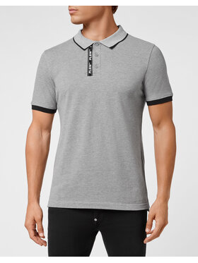 PHILIPP PLEIN PHILIPP PLEIN Polo 7481 Beżowy Slim Fit