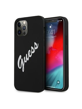 Guess Guess Etui na telefon iPhone 12 Pro Max Czarny