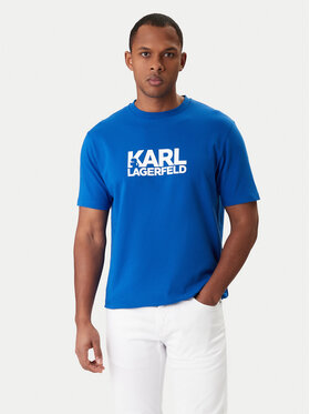 KARL LAGERFELD KARL LAGERFELD Póló 755780 561235 Kék Regular Fit